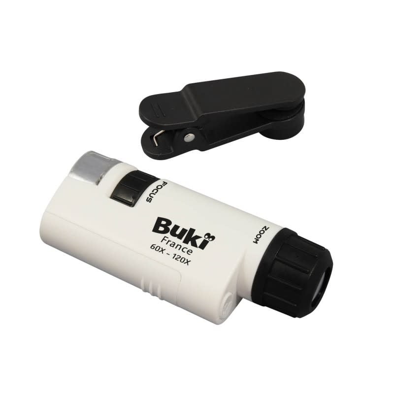 Buki | Pocket Microscope | vergroot 60 - 120 keer | 8+ - Kleine Eland