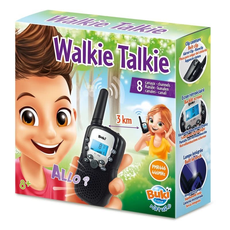 Buki | Walkie Talkie | 8 kanalen | 3 km bereik | 8+ - Kleine Eland