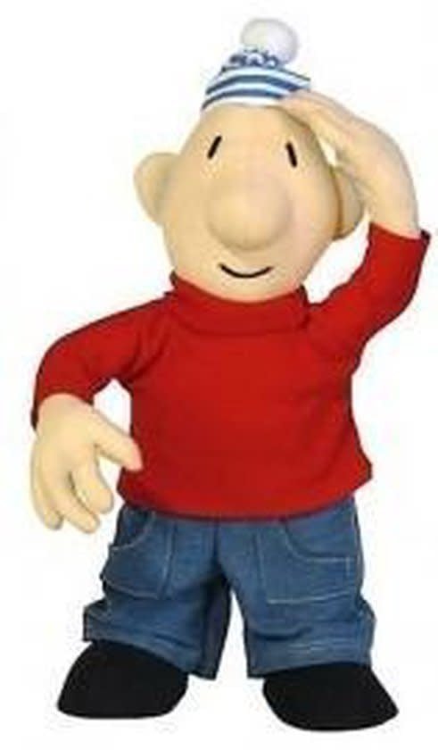 Buurman & Buurman | Soft Toy | Mat | Rood | 18 cm - Kleine Eland
