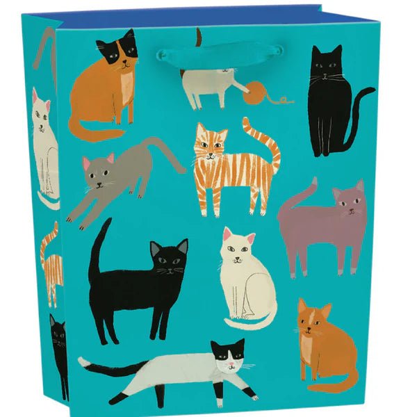 Cadeautas met print – Giftbag Pretty Paws – Maat M - Kleine Eland