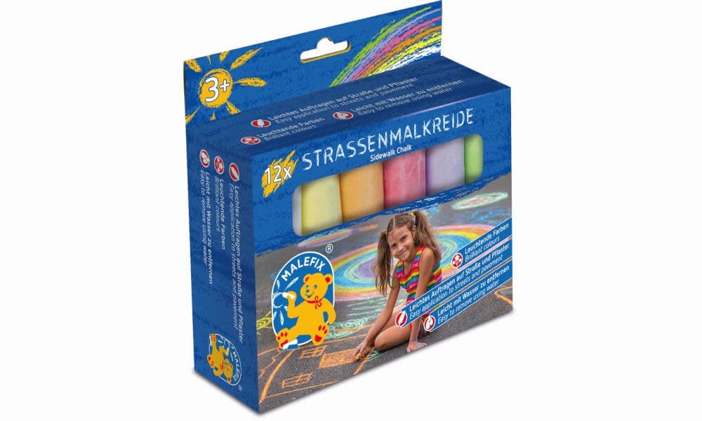 Carrera Toys | Malefix | Stoepkrijt | 12 stuks | 4+ - Kleine Eland