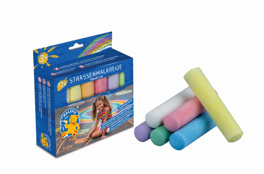 Carrera Toys | Malefix | Stoepkrijt | 12 stuks | 4+ - Kleine Eland