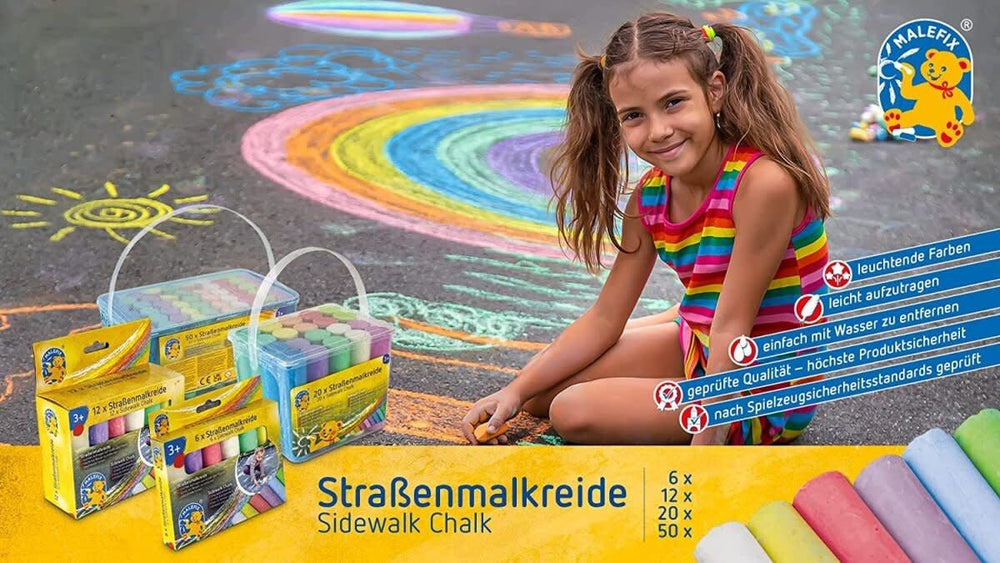 Carrera Toys | Malefix | Stoepkrijt | 50 stuks | 4+ - Kleine Eland