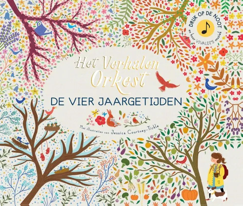 Christofoor | Geluidenboek met Muziek | De Vier Jaargetijden | 3+ - Kleine Eland