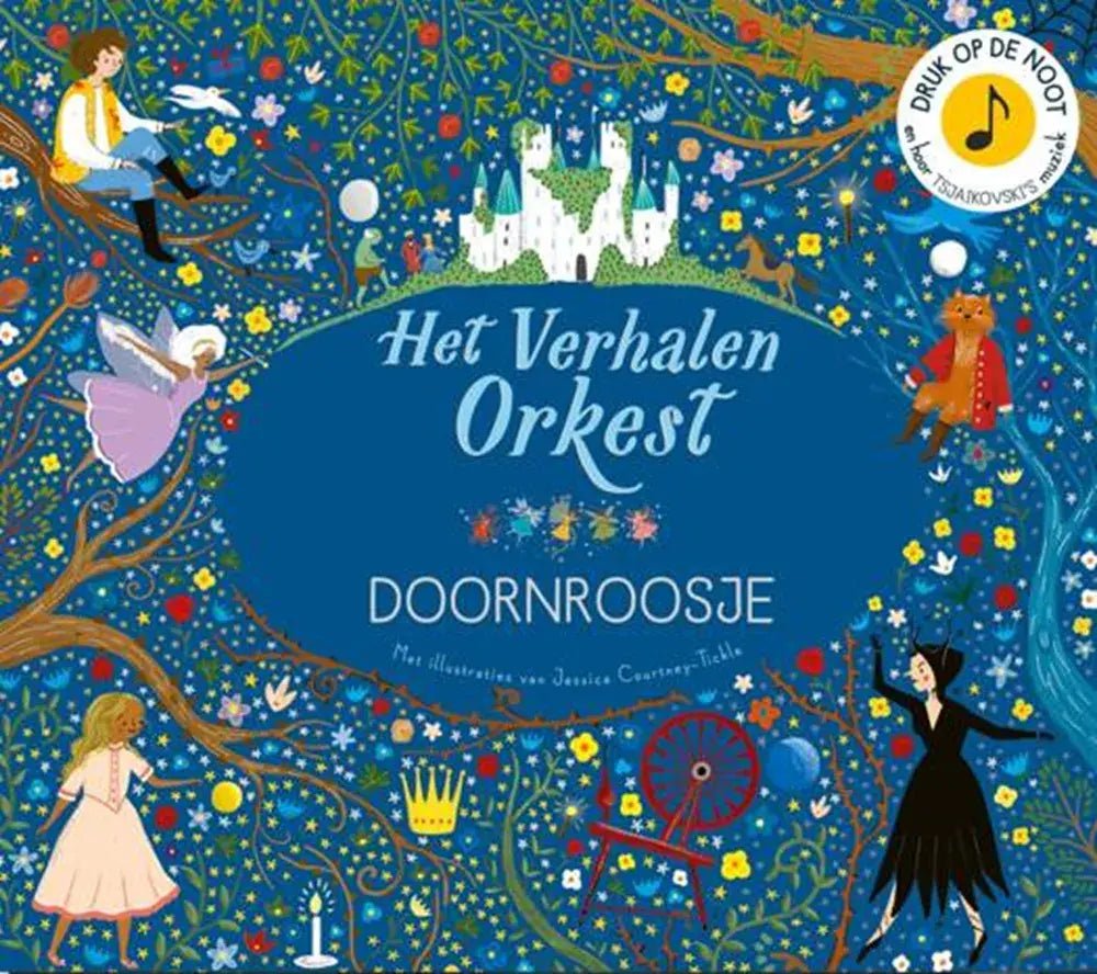 Christofoor | Geluidenboek met Muziek | Het Verhalenorkest | Doornroosje | 4+ - Kleine Eland