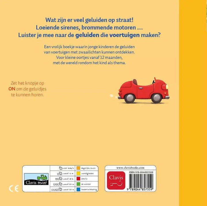 Clavis | Geluidenboekje | Dag Brandweerwagen en andere Voertuigen | 2+ - Kleine Eland