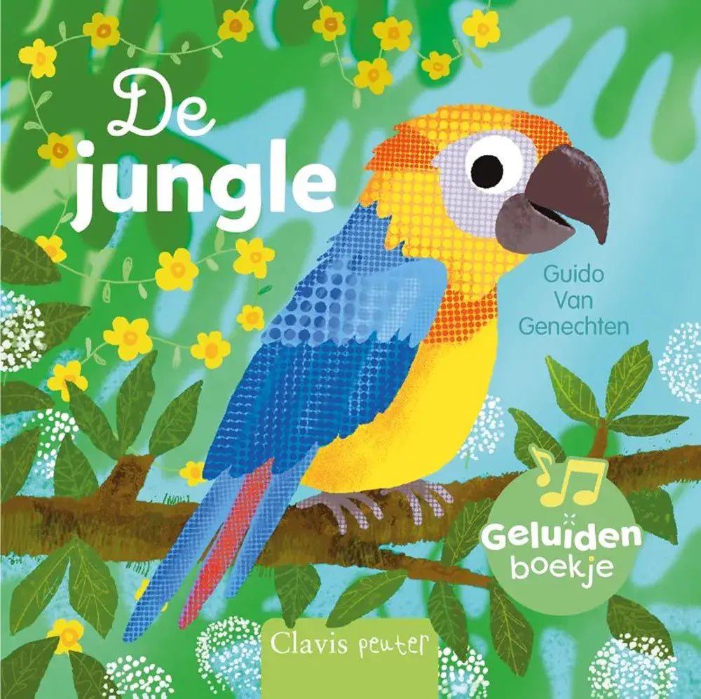 Clavis | Geluidenboekje | De Jungle | 2+ - Kleine Eland