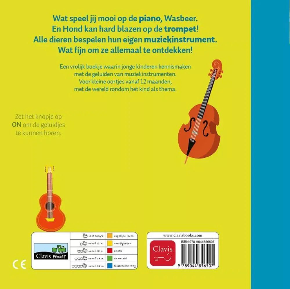 Clavis | Geluidenboekje | Muziek | 1+ - Kleine Eland