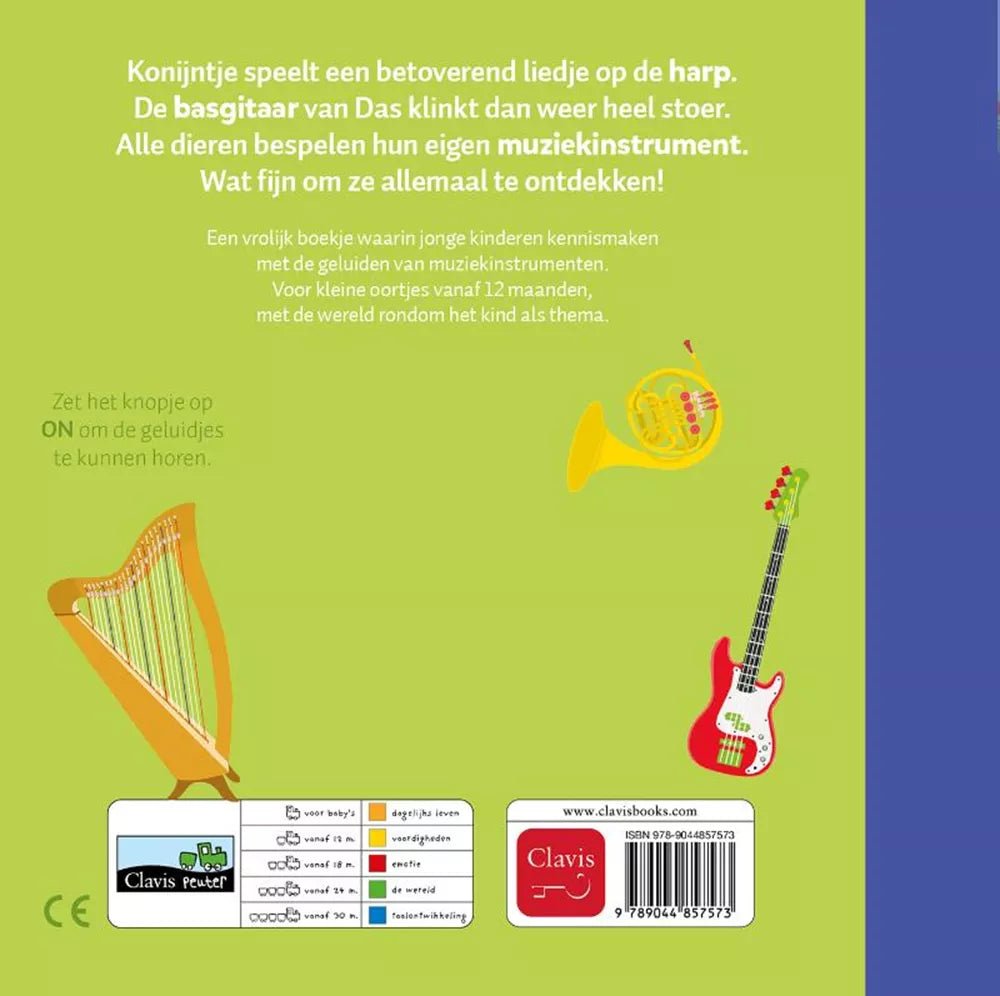 Clavis | Geluidenboekje | Nog meer Muziek | Instrumenten van Dichtbij | 2+ - Kleine Eland