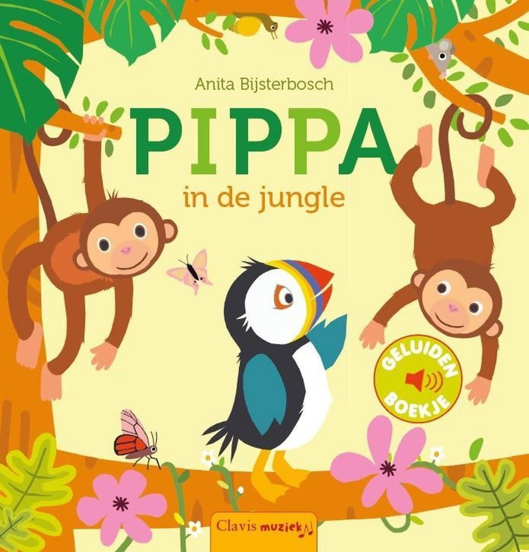 Clavis | Geluidenboekje | Pippa in de Jungle | 2+ - Kleine Eland