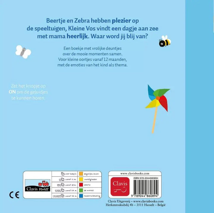 Clavis | Geluidenboekje | Vrolijke deuntjes | 1+ - Kleine Eland