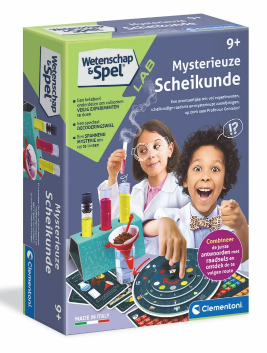 Clementoni | Wetenschap en Spel | Mysterieuze Scheikunde | 9+ - Kleine Eland