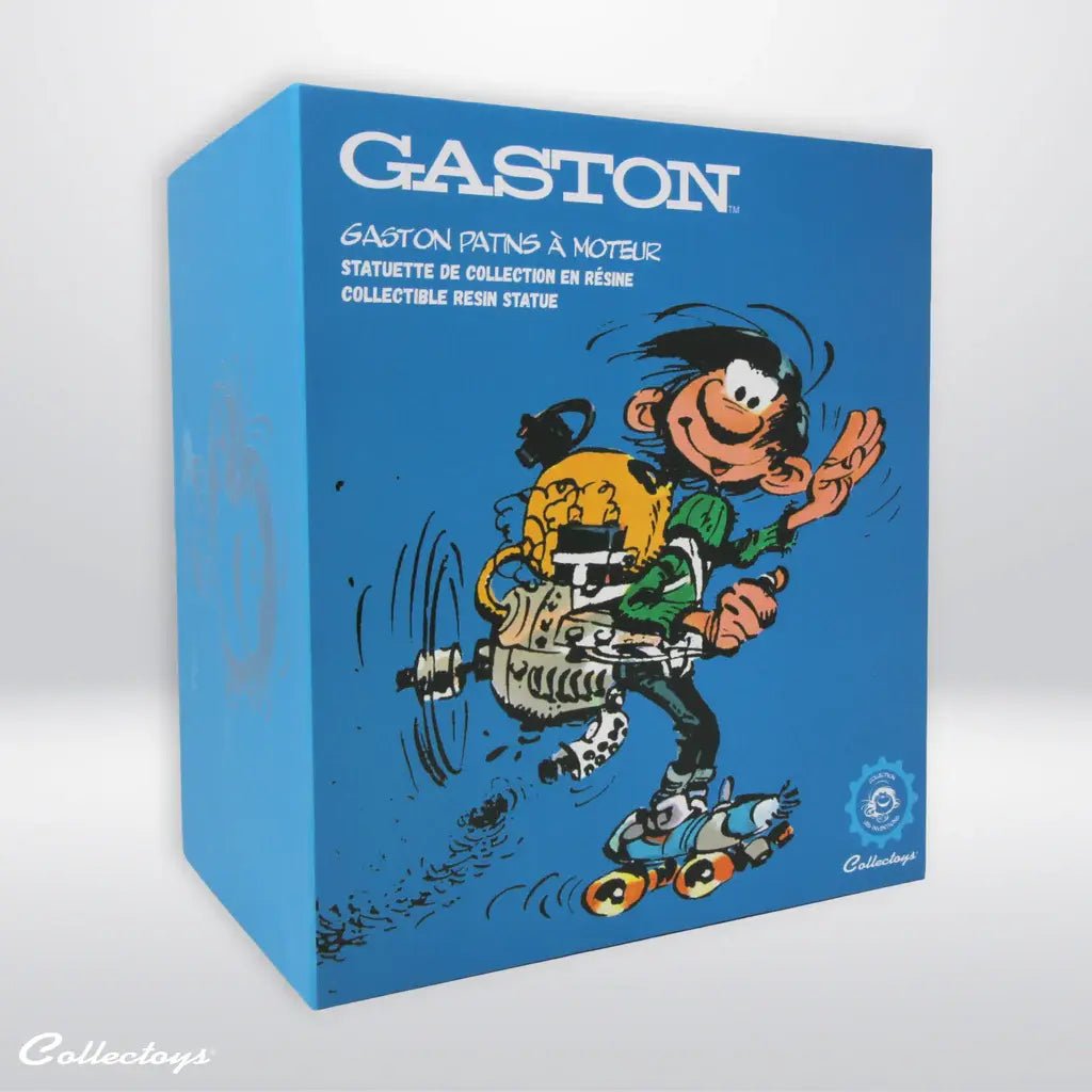 Collecttoys | Kunstharsfiguur | Guust Flater | met Gemotoriseerde Schaatsen | 16 cm - Kleine Eland