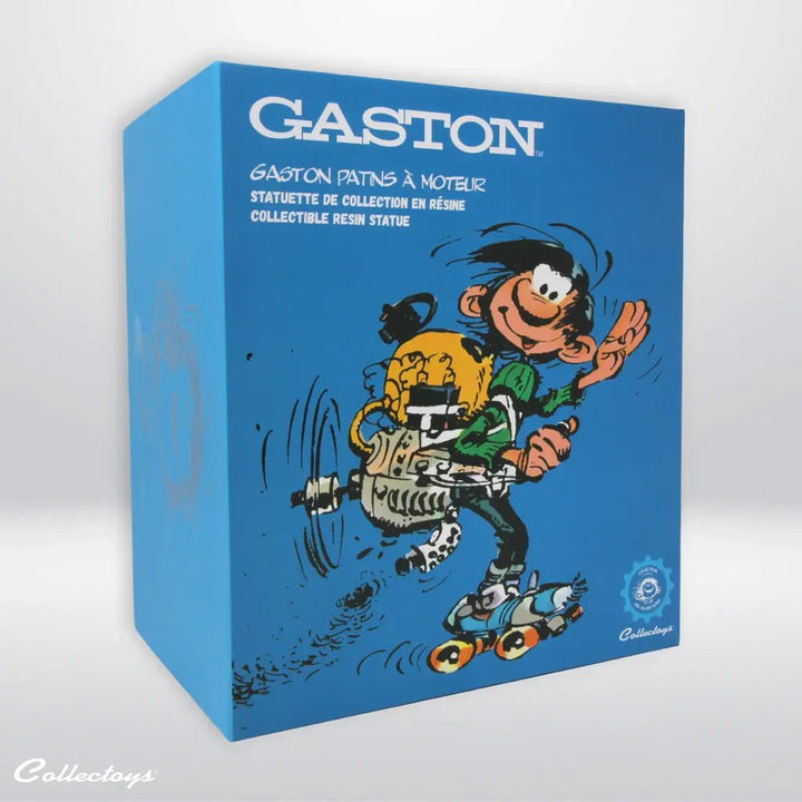Collecttoys | Kunstharsfiguur | Guust Flater | met Gemotoriseerde Schaatsen | 16 cm - Kleine Eland