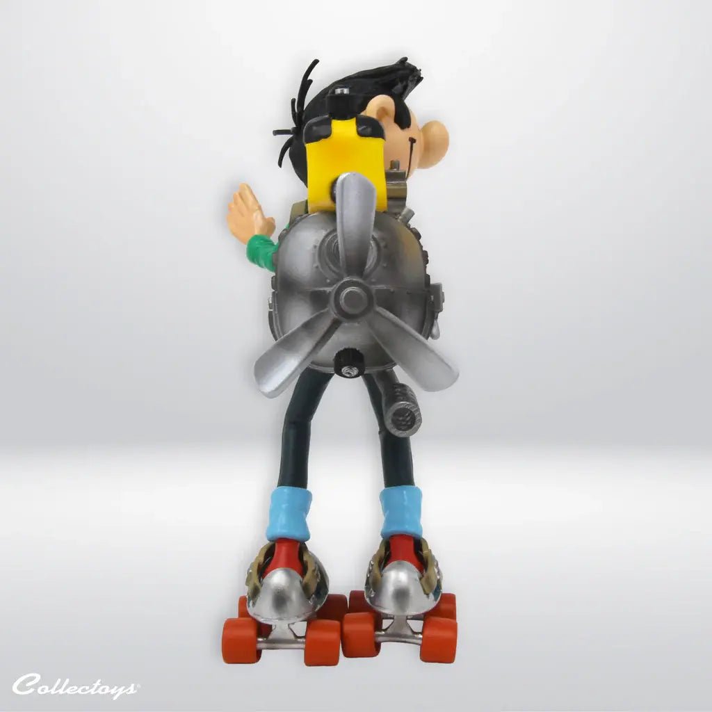 Collecttoys | Kunstharsfiguur | Guust Flater | met Gemotoriseerde Schaatsen | 16 cm - Kleine Eland