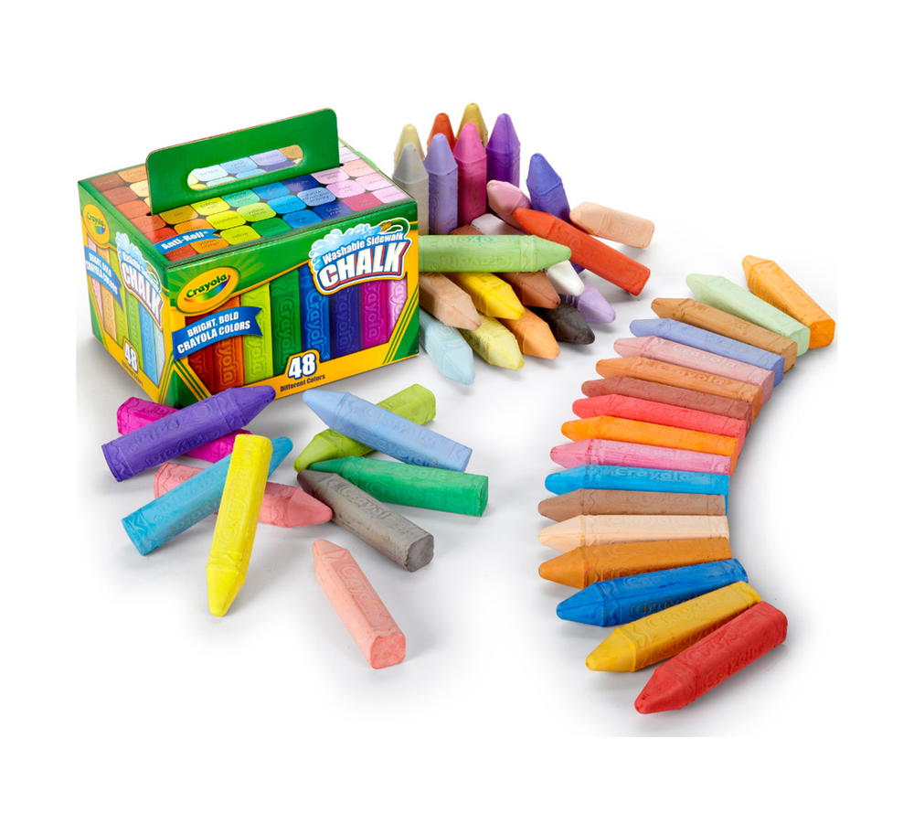 Crayola | Stoepkrijt | 48 stuks | 4+ - Kleine Eland