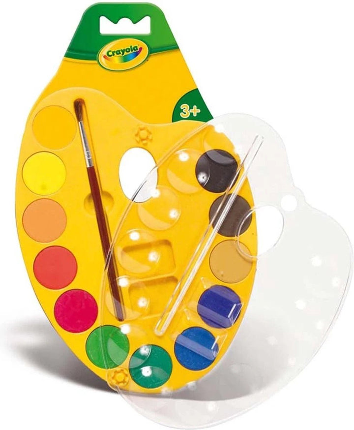 Crayola | Watercolours Palet | 12 kleuren | 3+ - Kleine Eland