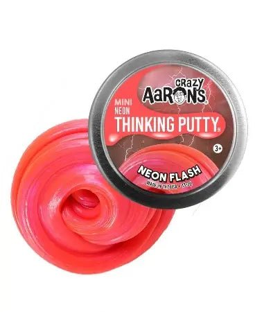 Crazy Aarons | Mini | Thinking Putty | Neon Flash | 3+ - Kleine Eland