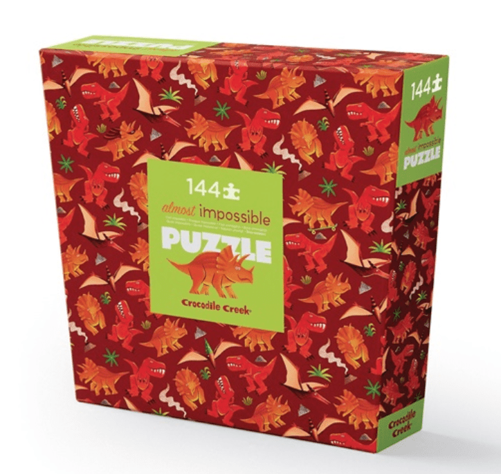 Crocodile Creek | Almost Impossible Puzzle | Dino World | 144 stukjes | 5+ - Kleine Eland