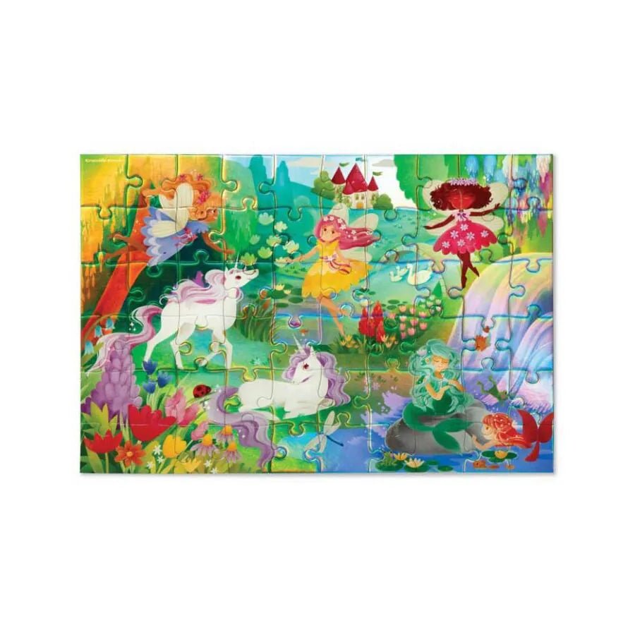 Crocodile Creek | Holographic Puzzle | Magical Friends | 60 stukjes | 4+ - Kleine Eland