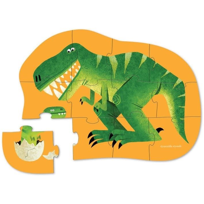 Crocodile Creek | Mini Shaped Puzzle | Just Hatched | 12 stukjes | 2+ - Kleine Eland