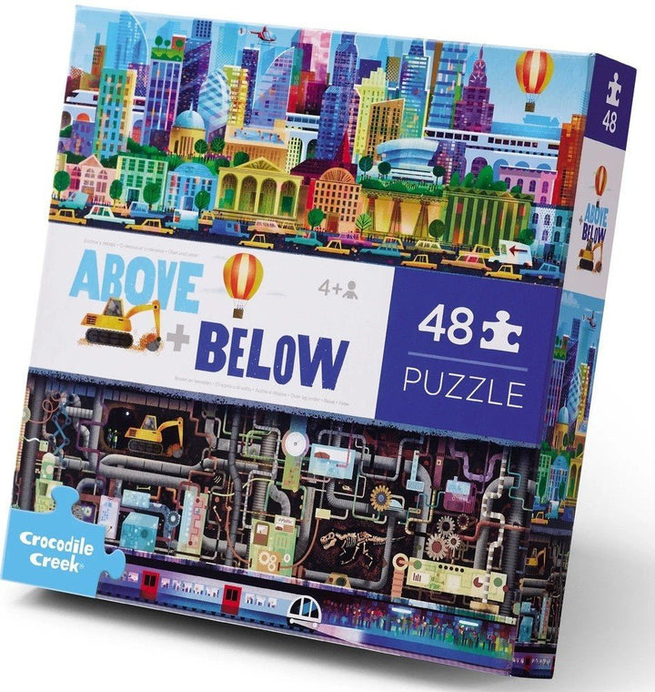 Crocodile Creek | Puzzle | Above &amp; Below | City | 48 stukjes | 4+ - Kleine Eland