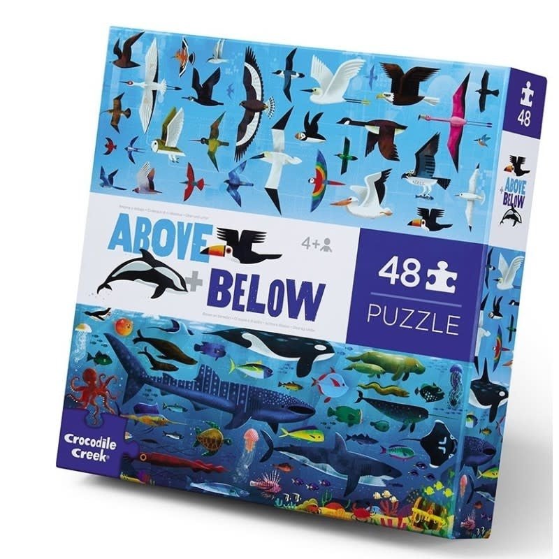 Crocodile Creek | Puzzle | Above & Below | Sea & Sky | 48 stukjes | 4+ - Kleine Eland