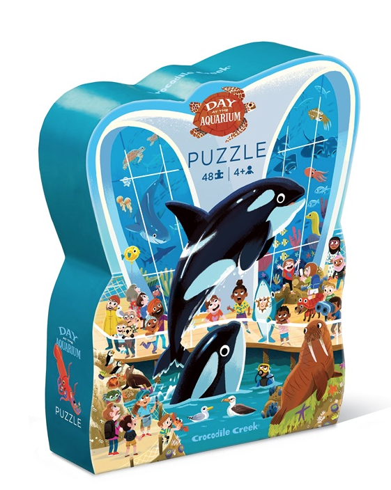 Crocodile Creek | Puzzle | Day at the Aquarium | 48 delig | 4+ - Kleine Eland