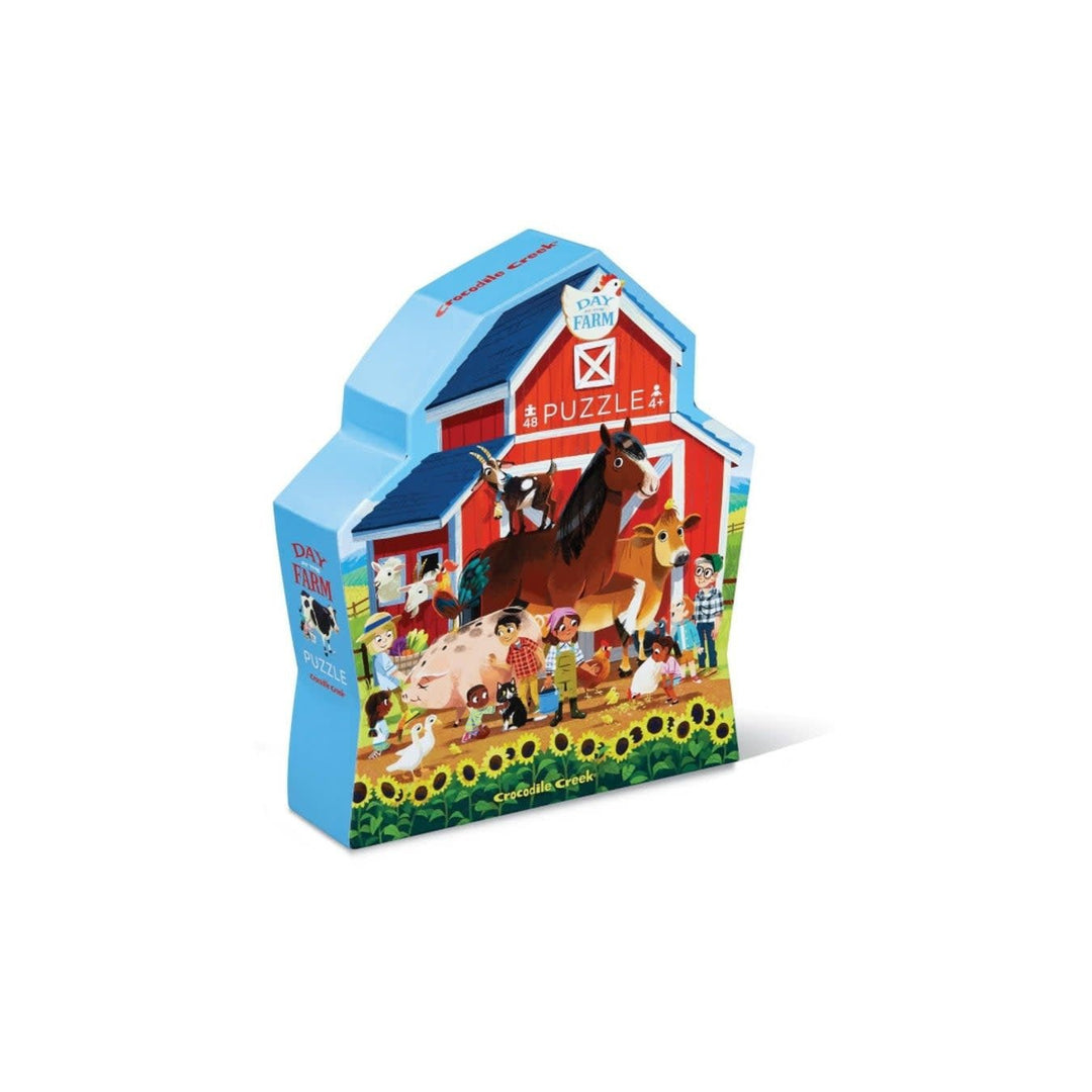 Crocodile Creek | Puzzle | Day at the Farm | 48 stukjes | 4+ - Kleine Eland