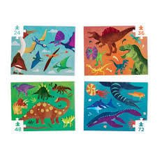 Crocodile Creek | Puzzle | Four Puzzles | Dinosaurs | 4+ - Kleine Eland
