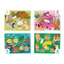 Crocodile Creek | Puzzle | Four Puzzles | Playful Pets | 4+ - Kleine Eland