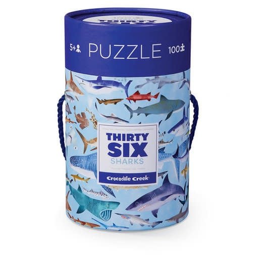 Crocodile Creek | Puzzle | Sharks | 100 stukjes | 5+ - Kleine Eland
