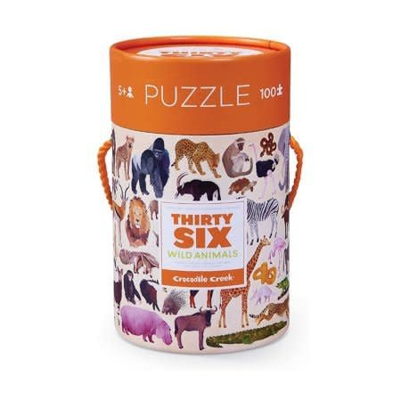 Crocodile Creek | Puzzle | Wild Animals | 100 stukjes | 5+ - Kleine Eland