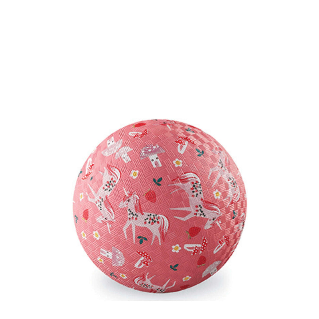 Crocodile Creek | Rubber Playball | 13 cm | Unicorn Garden | 3+ - Kleine Eland