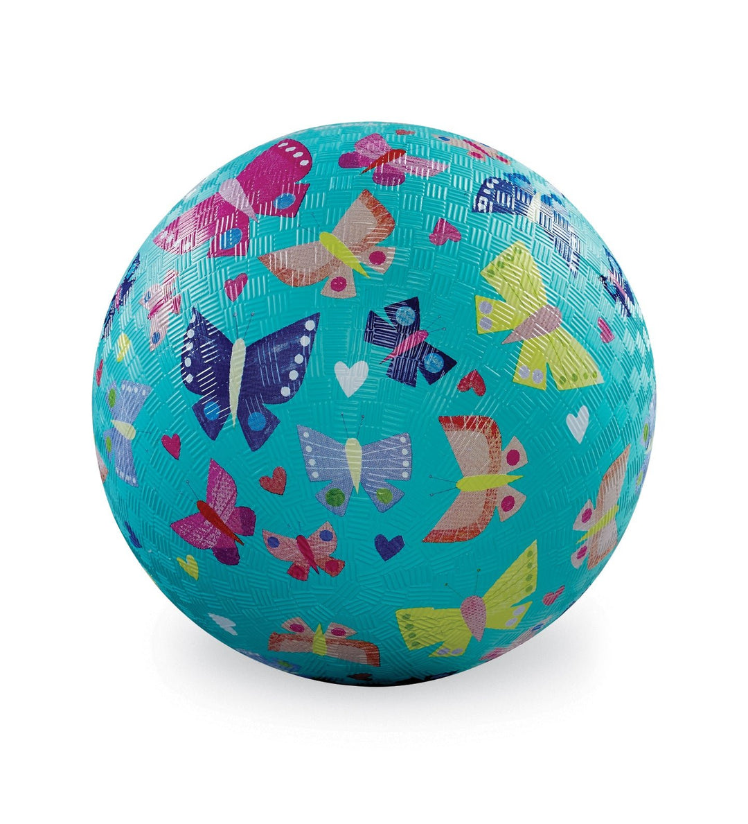 Crocodile Creek | Rubber Playball | 18 cm | Butterfly Rainbow | 3+ - Kleine Eland