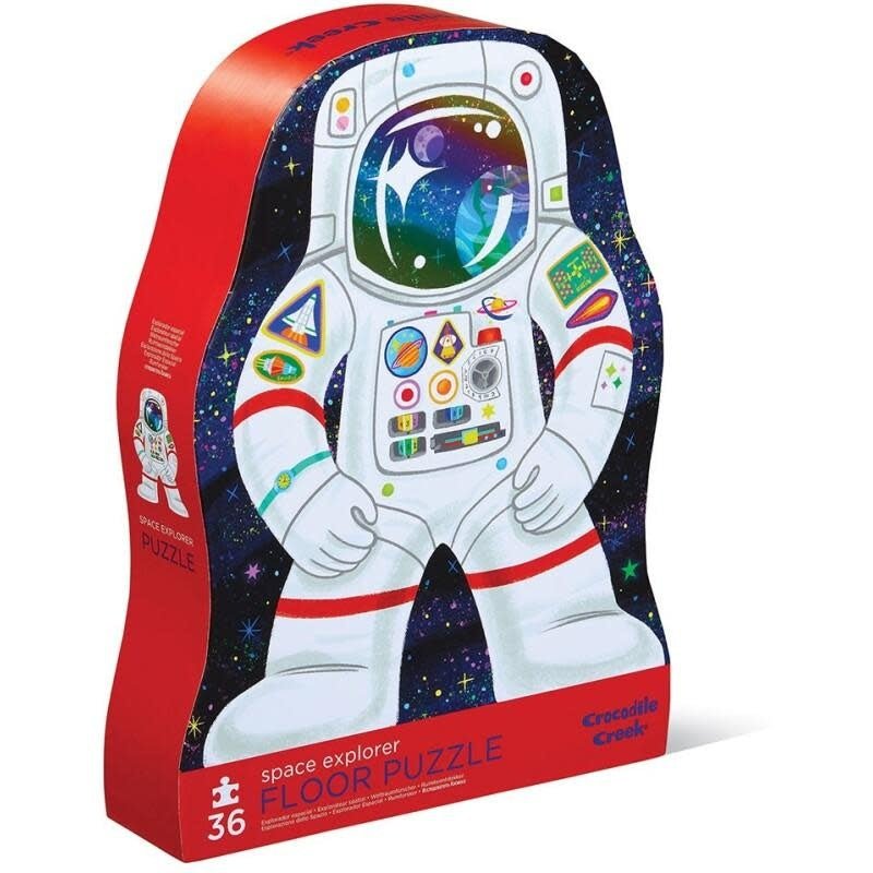Crocodile Creek | Shaped Box Floor Puzzle | Space Explorer | 36 delig | 3+ - Kleine Eland