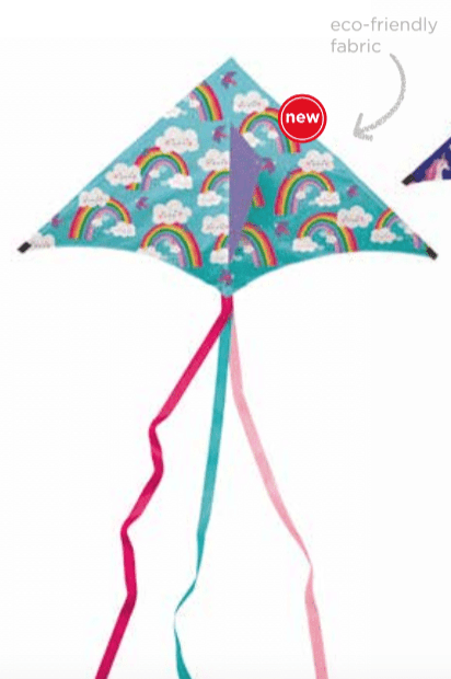 Crocodile Creek | Star Flyer | Delta Kite | Vlieger | 114 cm | Rainbow | 4+ - Kleine Eland