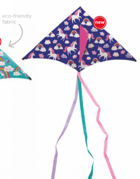 Crocodile Creek | Star Flyer | Delta Kite | Vlieger | 114 cm | Unicorn | 4+ - Kleine Eland