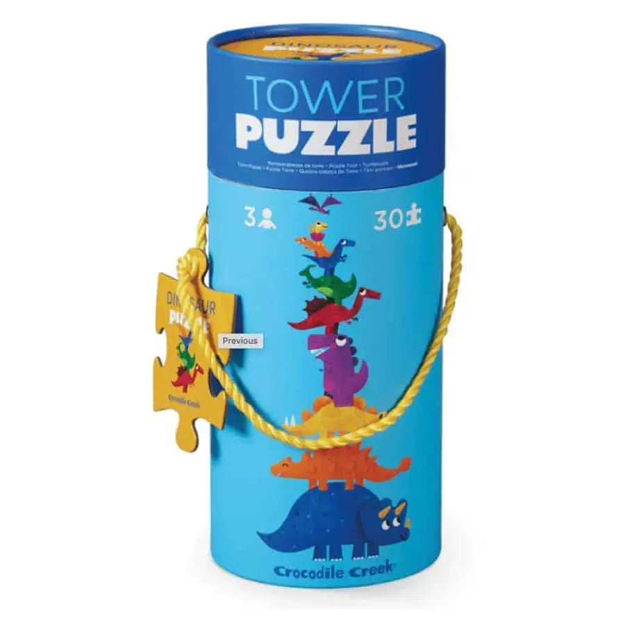 Crocodile Creek | Tower Puzzle | 30 stukjes | Dinosaur | 3+ - Kleine Eland