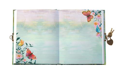 Dagboek met slot en sleutel – Roger La Borde Butterfly Ball Sunshine - Kleine Eland