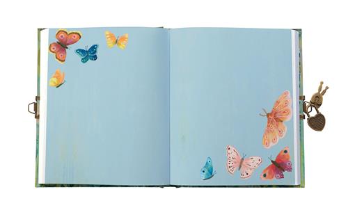 Dagboek met slot en sleutel – Roger La Borde Butterfly Ball Sunshine - Kleine Eland