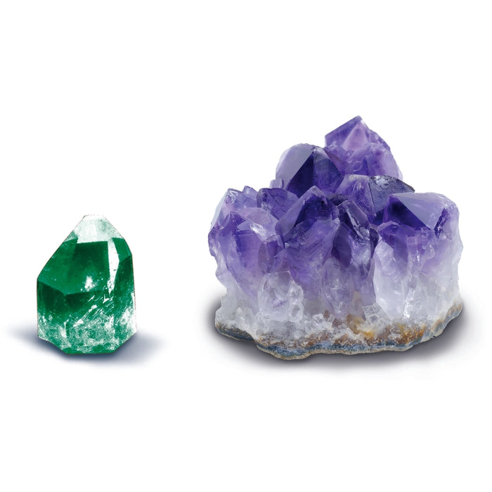 Clementoni – grüne und violette Kristalle