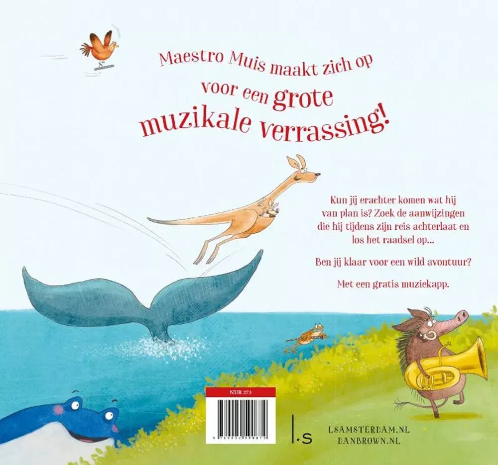 Dan Brown | Geluidenboek met Muziek | Het Wilde Dierenorkest | 4+ - Kleine Eland