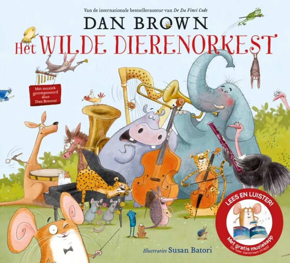 Dan Brown | Geluidenboek met Muziek | Het Wilde Dierenorkest | 4+ - Kleine Eland