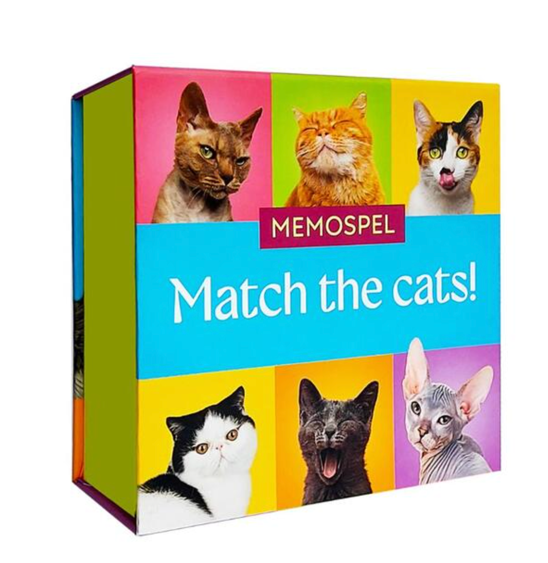 Deltas | Match the cats! - Memospel | 60 kaarten | 9+ - Kleine Eland