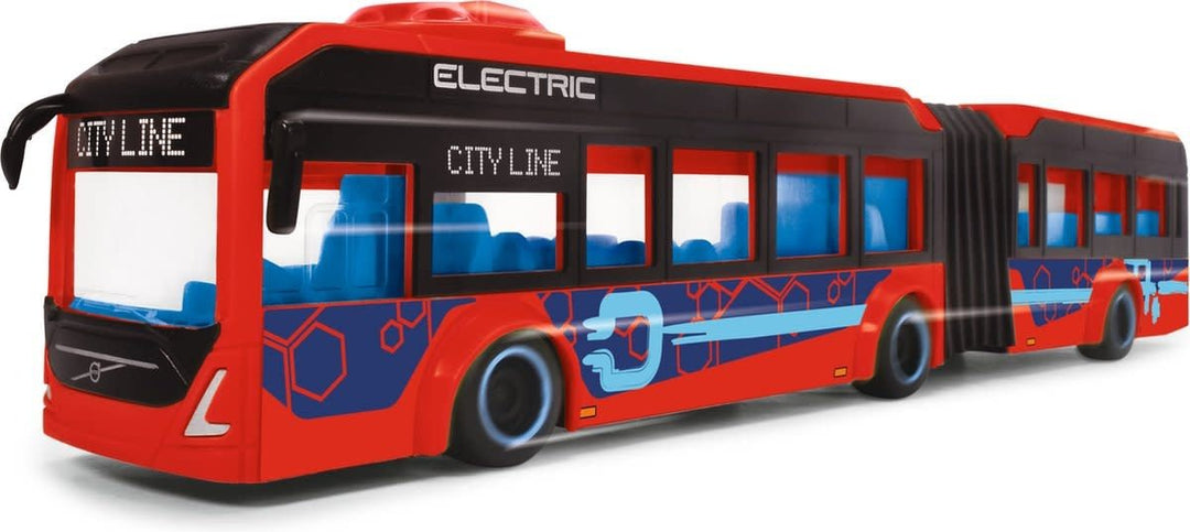 Dickie Toys | Autobus | Volvo Stadsbus | 40 cm | met Openslaande deuren en Stuurmechanisme | 3+ - Kleine Eland