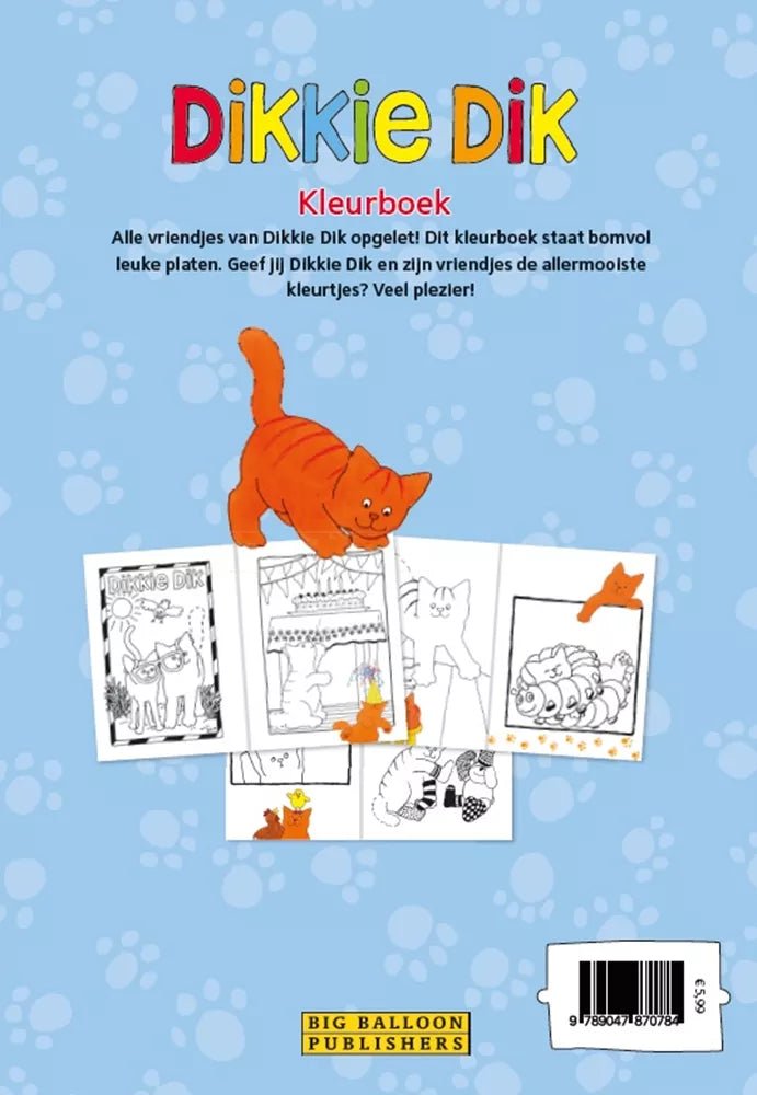 Dikkie Dik | Kleurboek | 3+ - Kleine Eland