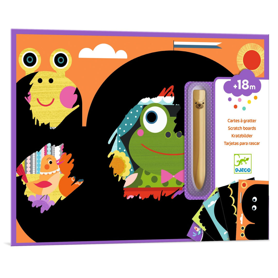 Djeco | Scratch Boards  | Dieren | +18 maanden