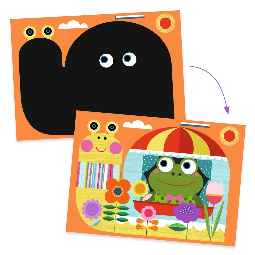 Djeco | Scratch Boards  | Dieren | +18 maanden