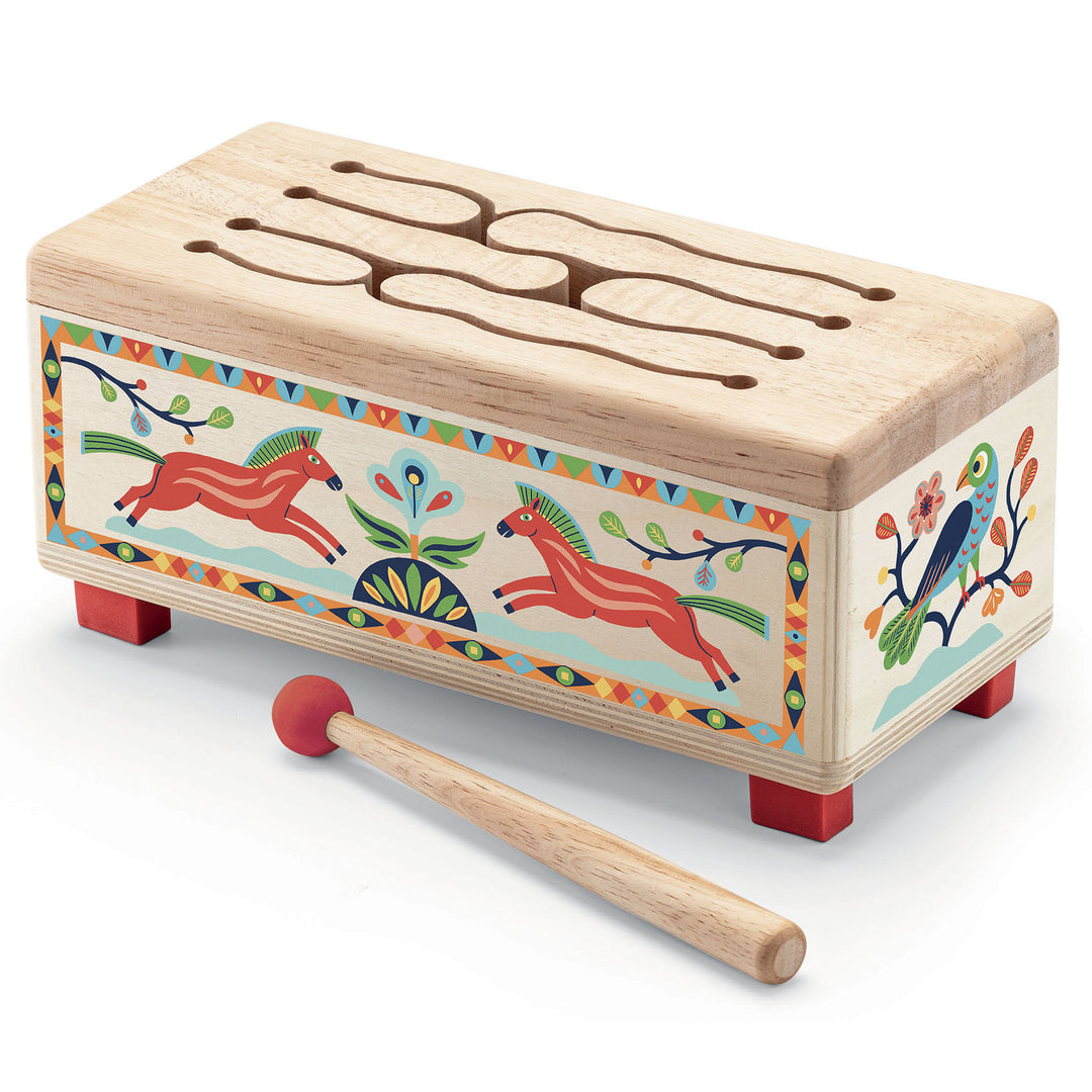 Djeco | Animambo | Wooden Drum | 3+